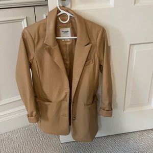 Abercrombie & Fitch Brown Leather Jacket